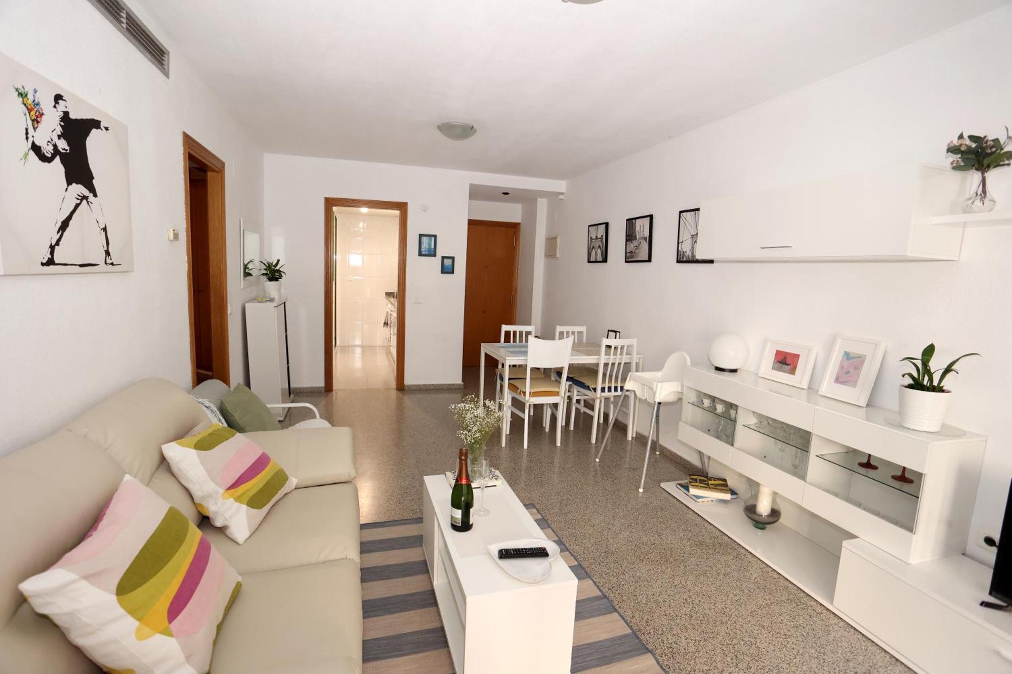 Apartamento Dos Habitaciones Primera Linea De Playa Valencia Ngoại thất bức ảnh